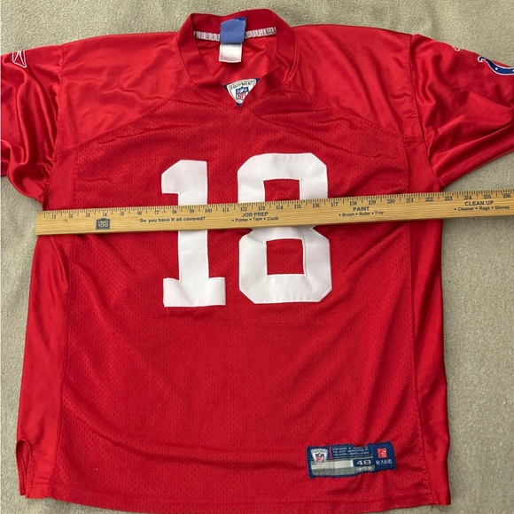 NFL Team Apparel Peyton Manning Indianapolis Colts Red Jersey Size 48 - Picture 6 of 9